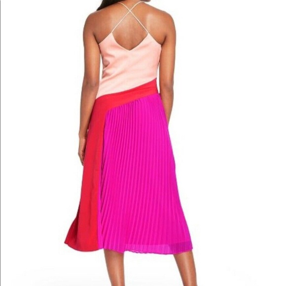 Cushnie Colorblock Pleated Dress (NWOT) - Picture 3 of 5